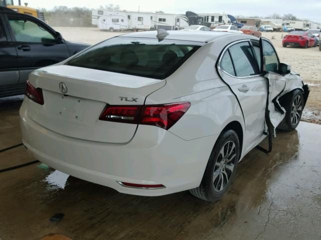 19UUB1F31FA005585 - 2015 ACURA TLX WHITE photo 4