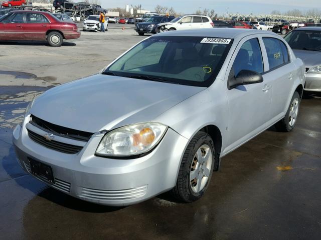 1G1AK55FX77127132 - 2007 CHEVROLET COBALT LS SILVER photo 2