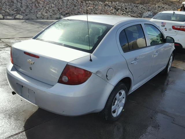 1G1AK55FX77127132 - 2007 CHEVROLET COBALT LS SILVER photo 4