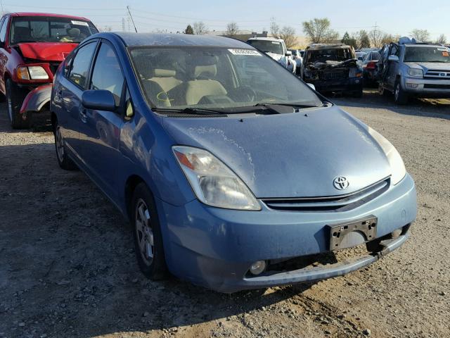 JTDKB20U053003262 - 2005 TOYOTA PRIUS BLUE photo 1