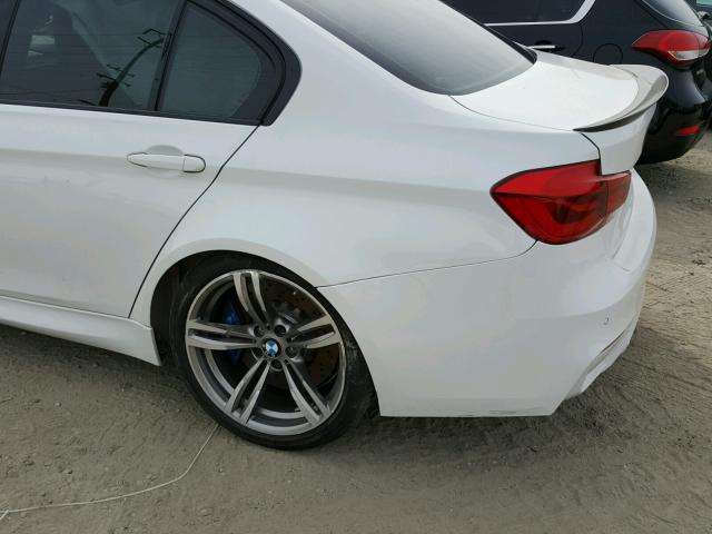WBS8M9C55H5G83309 - 2017 BMW M3 WHITE photo 9