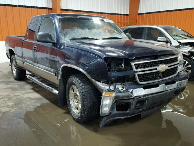 1GCEK19V96Z168132 - 2006 CHEVROLET SILVERADO BLUE photo 1