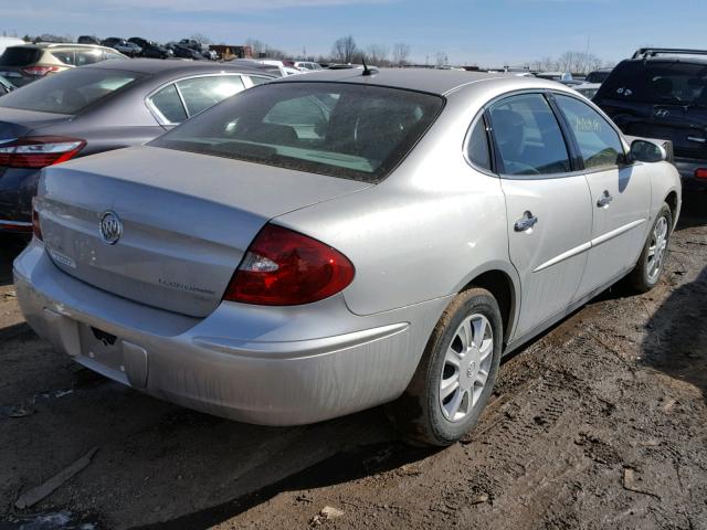 2G4WC582X61267546 - 2006 BUICK LACROSSE C SILVER photo 4