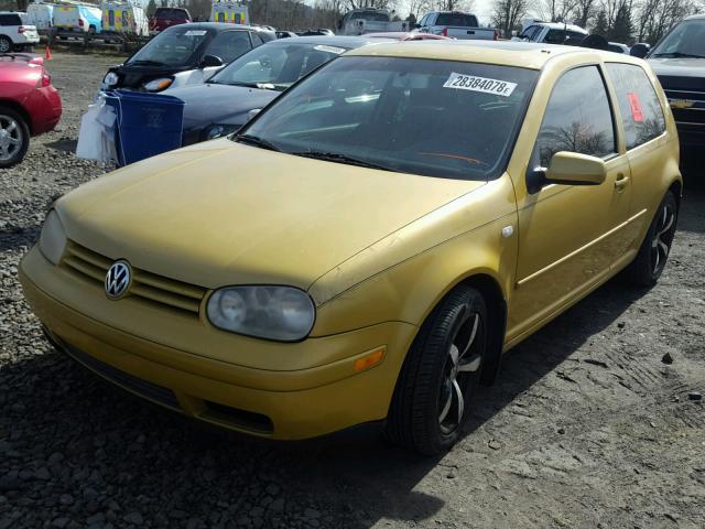 WVWDH21J5YW678393 - 2000 VOLKSWAGEN GTI GLS GOLD photo 2