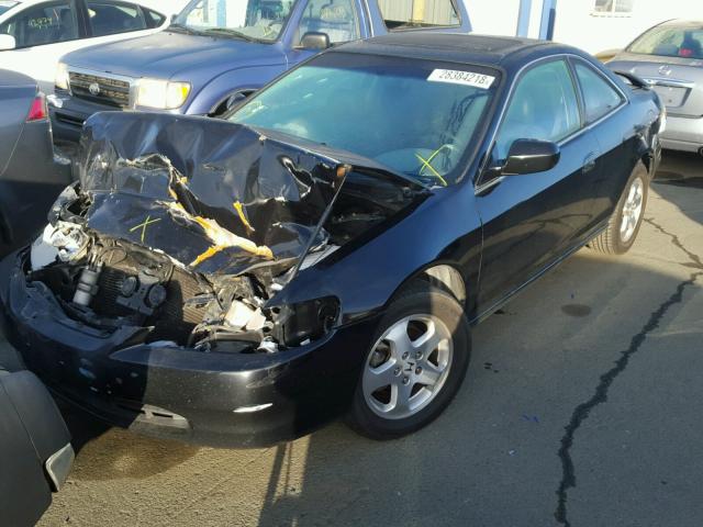 1HGCG2259XA016068 - 1999 HONDA ACCORD EX BLACK photo 2