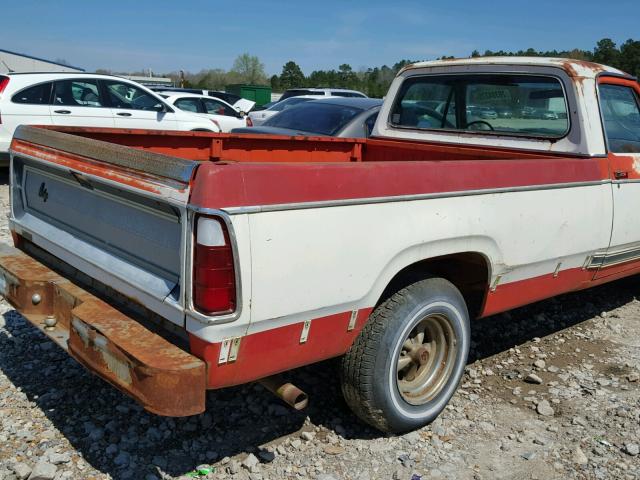 D14JE9S129390 - 1979 DODGE DAKOTA WHITE photo 6