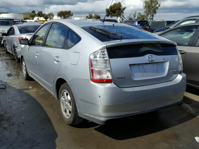 JTDKB20U977563728 - 2007 TOYOTA PRIUS SILVER photo 3