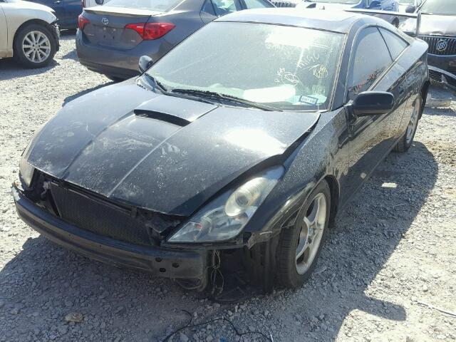 JTDDY32T3Y0014473 - 2000 TOYOTA CELICA GT- BLACK photo 2