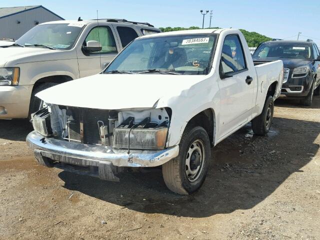 1GCCS149888211773 - 2008 CHEVROLET COLORADO WHITE photo 2