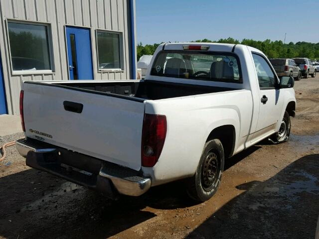 1GCCS149888211773 - 2008 CHEVROLET COLORADO WHITE photo 4