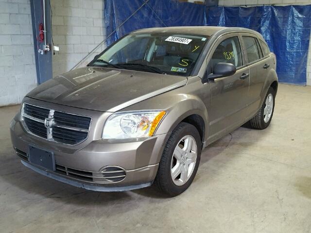 1B3HB48B68D720824 - 2008 DODGE CALIBER SX TAN photo 2