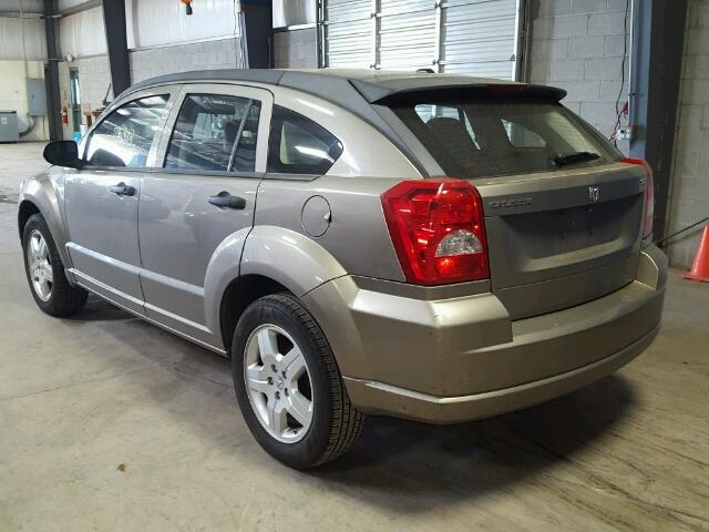 1B3HB48B68D720824 - 2008 DODGE CALIBER SX TAN photo 3