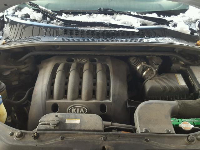 KNDJE723X77419402 - 2007 KIA SPORTAGE E SILVER photo 7