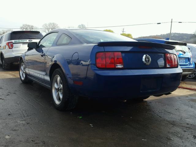 1ZVFT80N175314522 - 2007 FORD MUSTANG BLUE photo 3