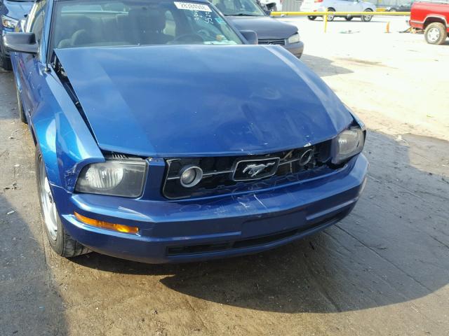 1ZVFT80N175314522 - 2007 FORD MUSTANG BLUE photo 9