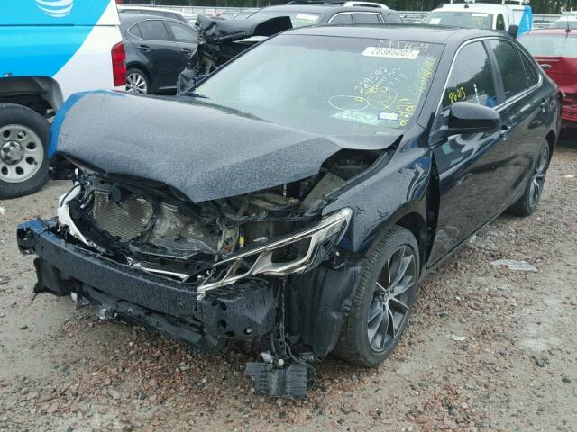 4T1BK1FK2FU562920 - 2015 TOYOTA CAMRY XSE BLACK photo 2