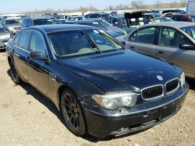 WBAGN63492DR07422 - 2002 BMW 745 LI BLACK photo 1