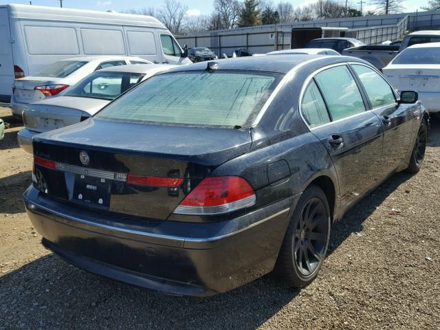 WBAGN63492DR07422 - 2002 BMW 745 LI BLACK photo 4