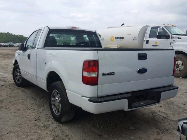 1FTRF12W78KD80807 - 2008 FORD F150 WHITE photo 3