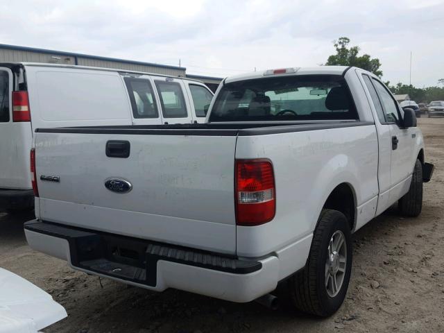 1FTRF12W78KD80807 - 2008 FORD F150 WHITE photo 4