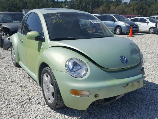 3VWDC21C91M431753 - 2001 VOLKSWAGEN NEW BEETLE 绿色 照片 1