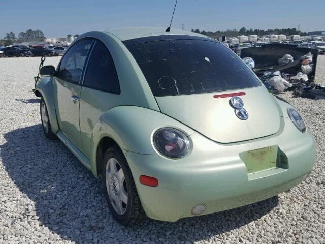 3VWDC21C91M431753 - 2001 VOLKSWAGEN NEW BEETLE 绿色 照片 3