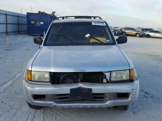 4S6CK58WXX4425826 - 1999 HONDA PASSPORT E SILVER photo 9