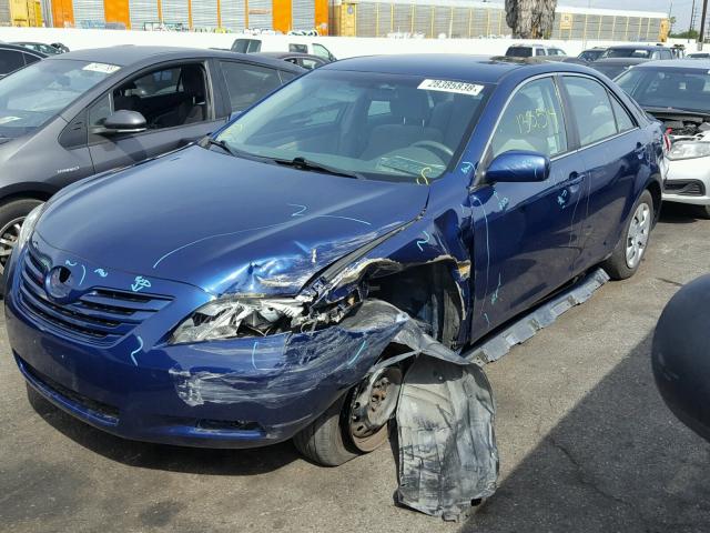 4T4BE46K99R117545 - 2009 TOYOTA CAMRY BASE BLUE photo 2