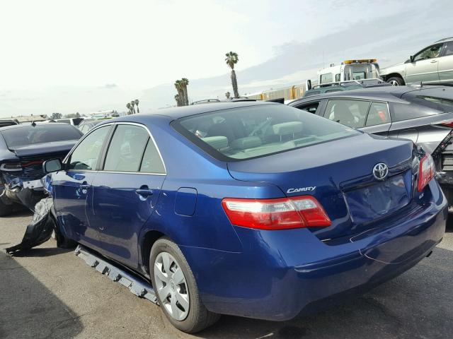 4T4BE46K99R117545 - 2009 TOYOTA CAMRY BASE BLUE photo 3