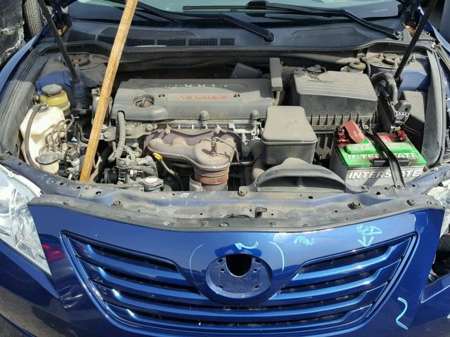 4T4BE46K99R117545 - 2009 TOYOTA CAMRY BASE BLUE photo 7