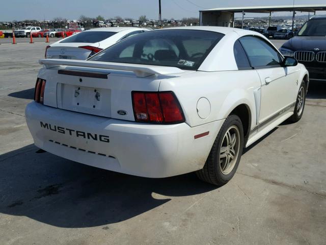 1FAFP40492F134396 - 2002 FORD MUSTANG WHITE photo 4