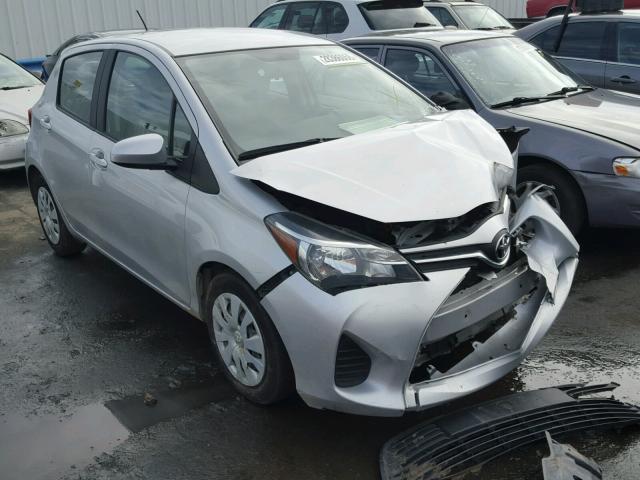 VNKKTUD35FA047305 - 2015 TOYOTA YARIS SILVER photo 1