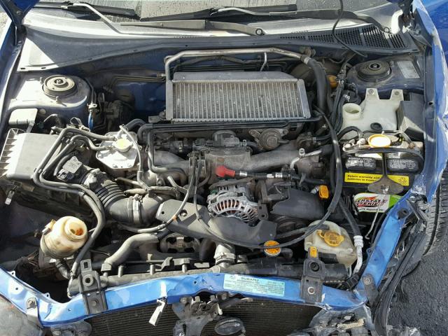 JF1GD29644G509873 - 2004 SUBARU IMPREZA WR BLUE photo 7