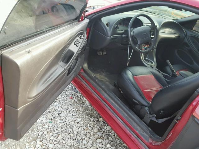 1FAFP40634F152185 - 2004 FORD MUSTANG RED photo 10