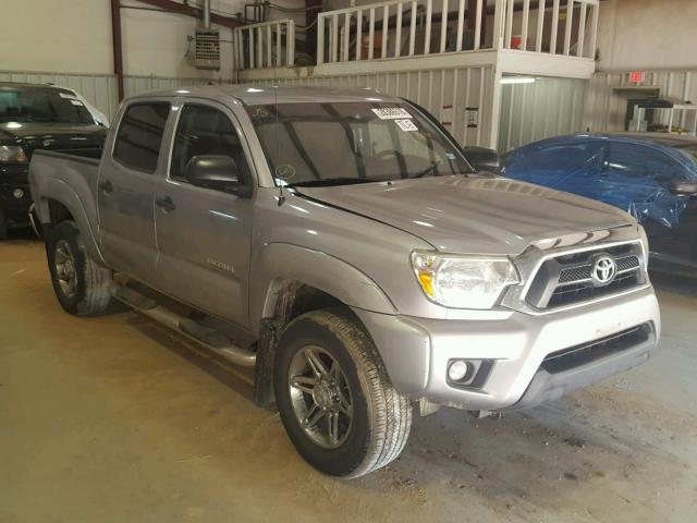 3TMLU4EN7EM155016 - 2014 TOYOTA TACOMA DOU SILVER photo 1