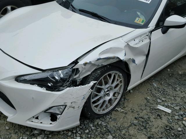 JF1ZNAA12G9703990 - 2016 TOYOTA SCION FR-S თეთრი ფოტო 9