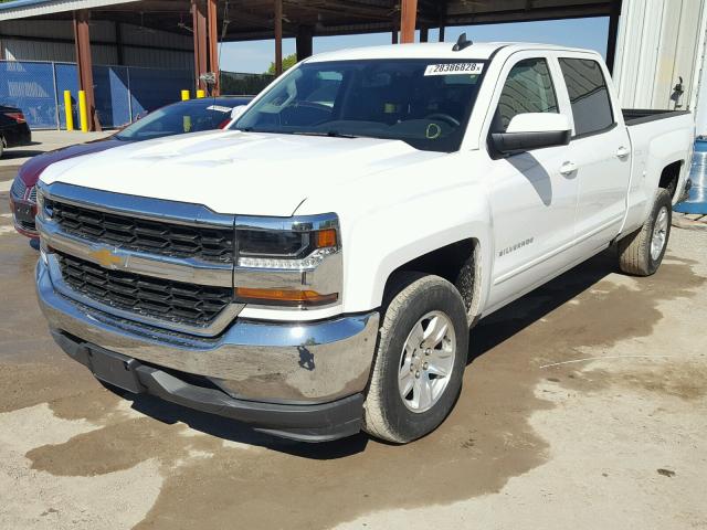 3GCPCREC7HG240666 - 2017 CHEVROLET SILVERADO WHITE photo 2