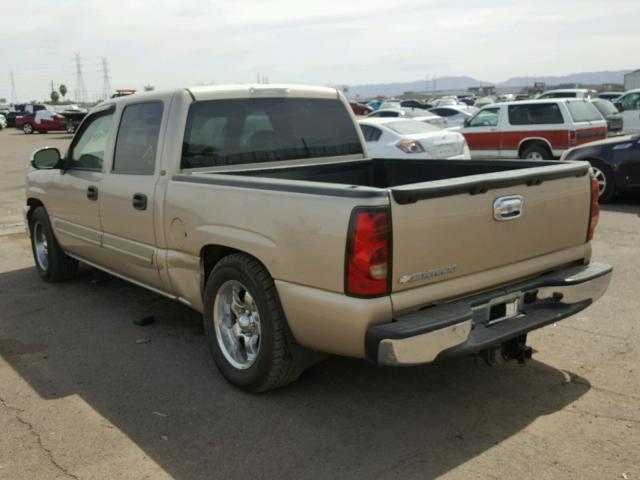 2GCEC13T361157284 - 2006 CHEVROLET SILVERADO GOLD photo 3