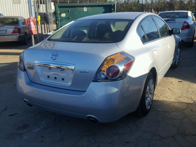 1N4AL2AP7CC154930 - 2012 NISSAN ALTIMA BAS SILVER photo 4