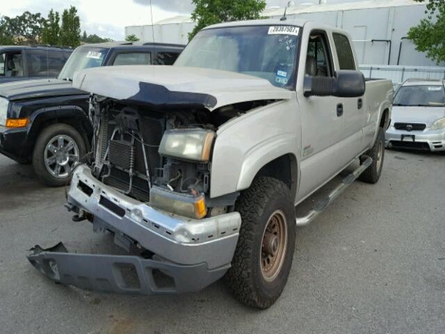 1GCHK33275F870277 - 2005 CHEVROLET SILVERADO SILVER photo 2