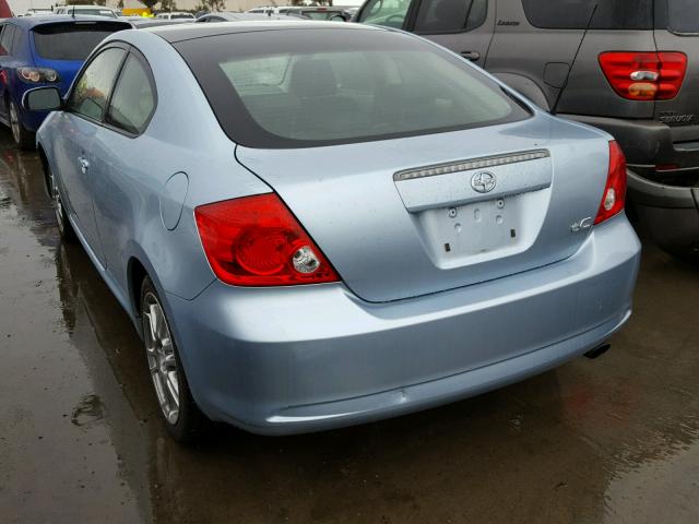 JTKDE167670179502 - 2007 TOYOTA SCION TC BLUE photo 3