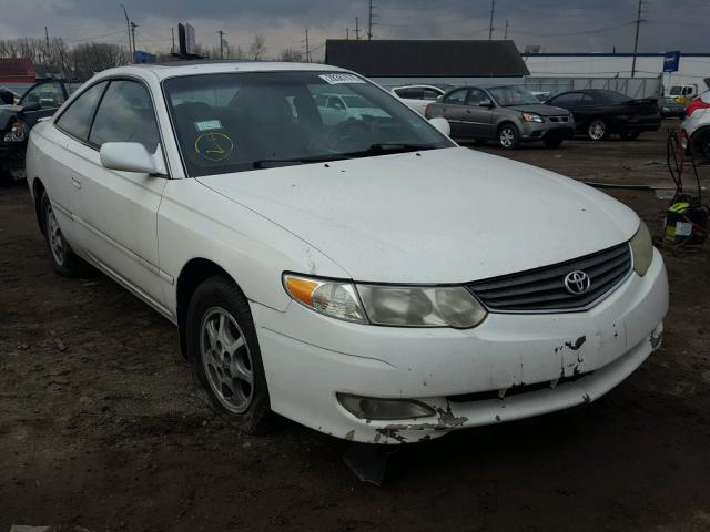 2T1CE22P63C018632 - 2003 TOYOTA CAMRY SOLA WHITE photo 1