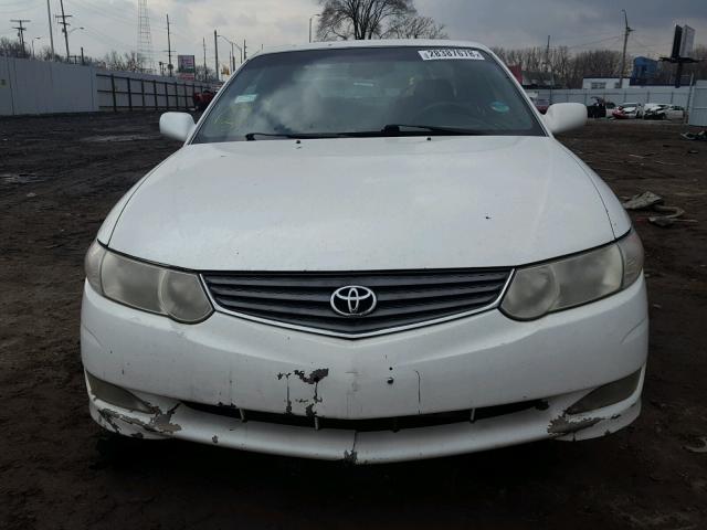 2T1CE22P63C018632 - 2003 TOYOTA CAMRY SOLA WHITE photo 9