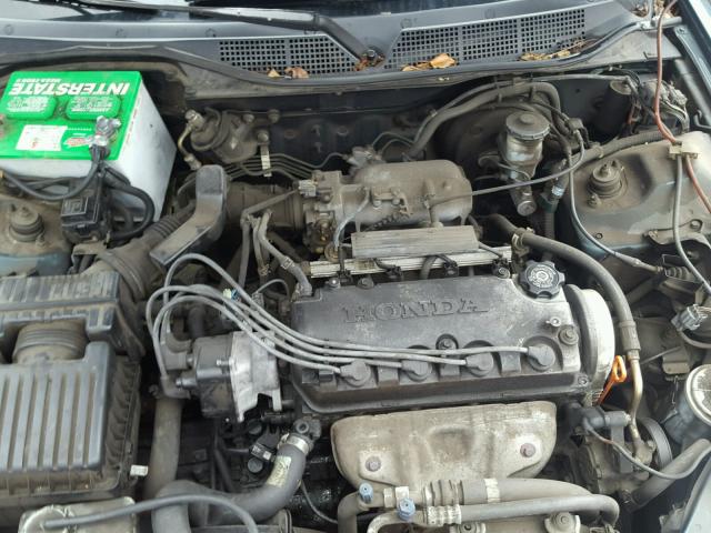 1HGEJ827XWL800986 - 1998 HONDA CIVIC SI GREEN photo 7