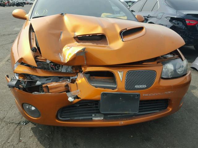 6G2VX12U36L514754 - 2006 PONTIAC GTO ORANGE photo 9