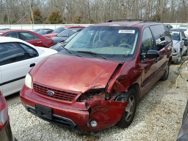 2FMZA51442BA31249 - 2002 FORD WINDSTAR L MAROON photo 2