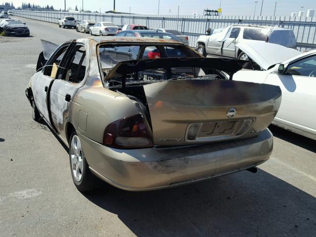 3N1CB51A43L557337 - 2003 NISSAN SENTRA GXE BURN photo 3