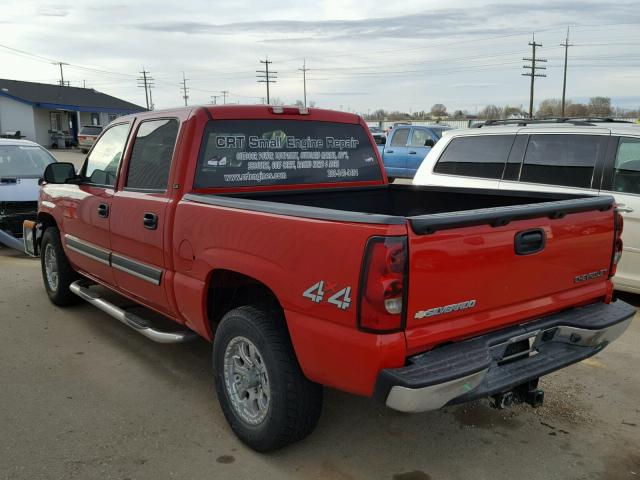 2GCEK13T841396197 - 2004 CHEVROLET SILVERADO RED photo 3