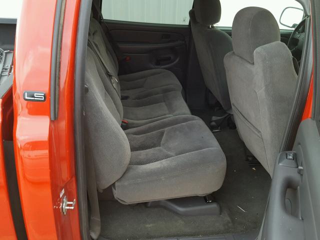 2GCEK13T841396197 - 2004 CHEVROLET SILVERADO RED photo 6