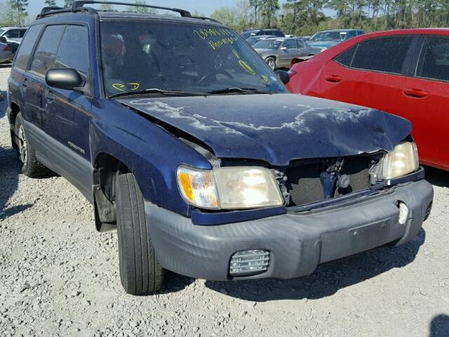 JF1SF63532G733497 - 2002 SUBARU FORESTER L BLUE photo 1